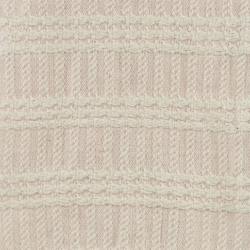 Blush/Natural 50" x 60" Throw Blanket
