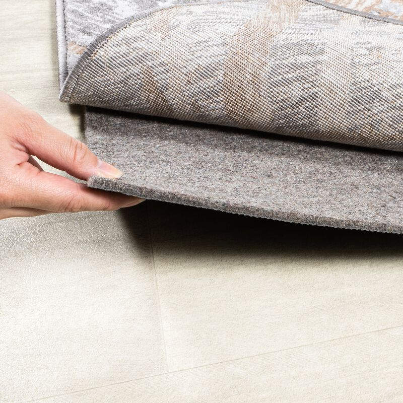 Comfort Plus Gray/Brown 2 ft. x 10 ft. Rug Pad