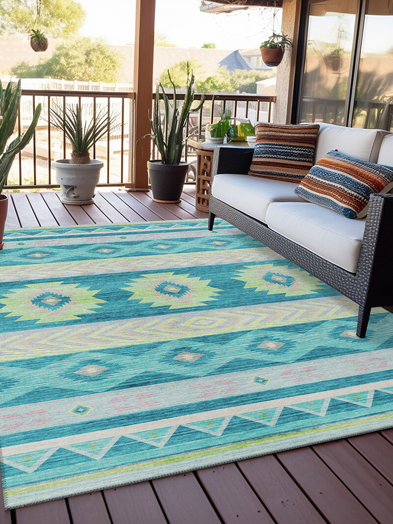 Phoenix PH3 Teal 3' x 5' Rug