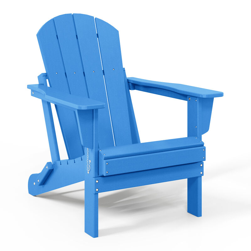 WestinTrends Westintrends 4-Piece set outdoor folding Poly Adirondack chair