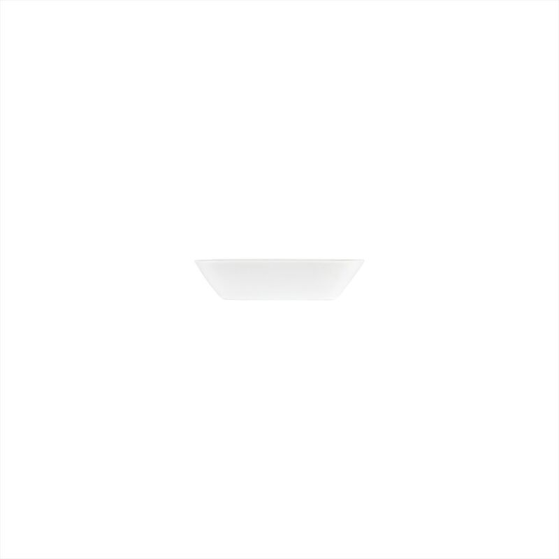 Porcelain Delta-Coupe 5.5" x 4" x h:1.25" 6 oz. Rectangular White Porcelain Deep Plate (Set of 4)