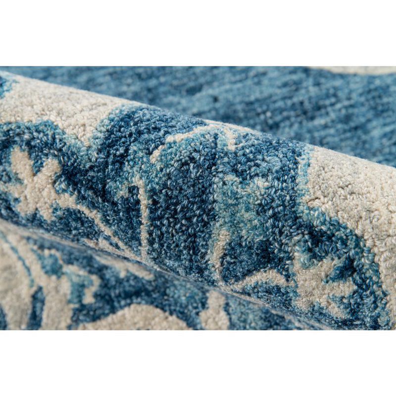 Momeni Traditional Rectangle Area Rug, Blue, 2' X 3'