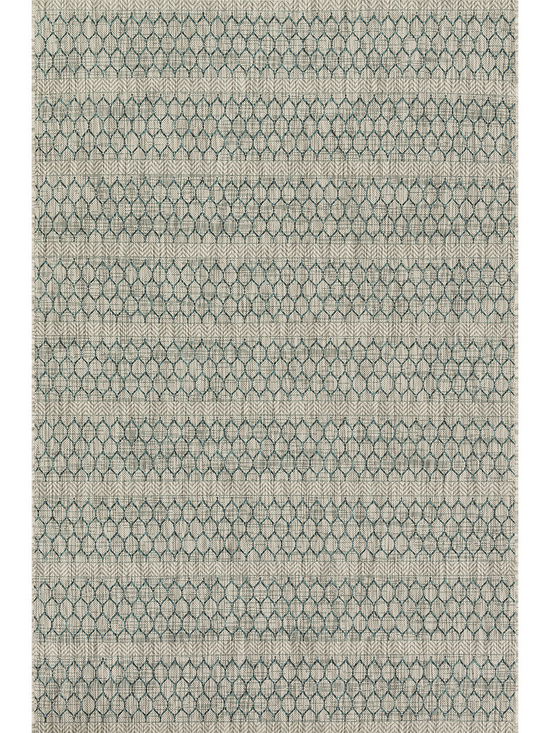Isle Grey/Teal 9'2" x 12'1" Rug
