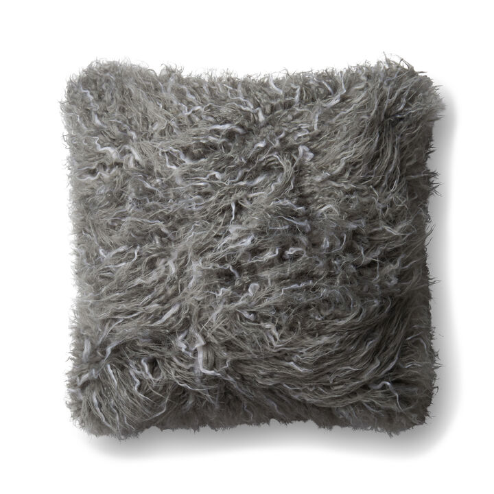 P0598 Grey 22"x22" Poly Pillow