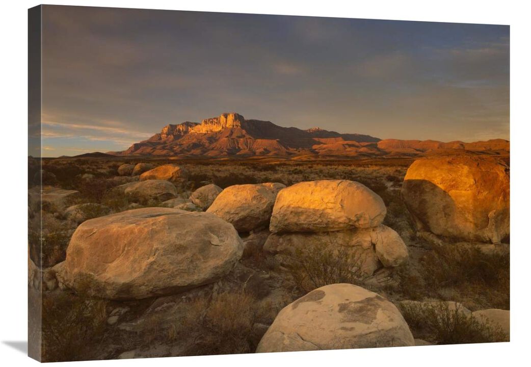 El Capitan, Guadalupe Mountains National Park, Texas-Canvas Art-32x24