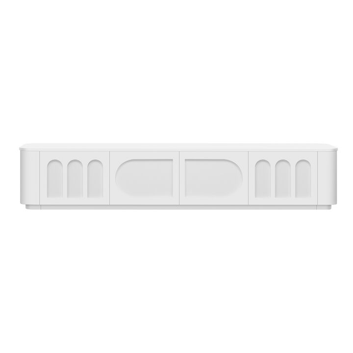 Merax Modern Media Console Cabinet  TV Stand