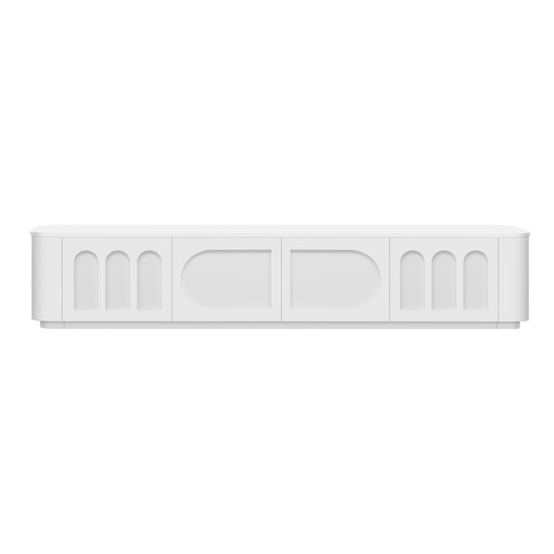 Merax Modern Media Console Cabinet  TV Stand