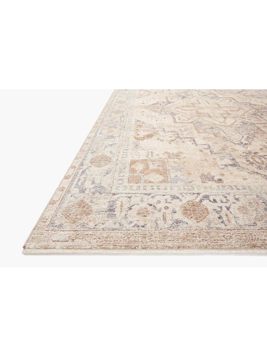 CARose CAR04 Slate/Ivory 18" x 18" Sample Rug