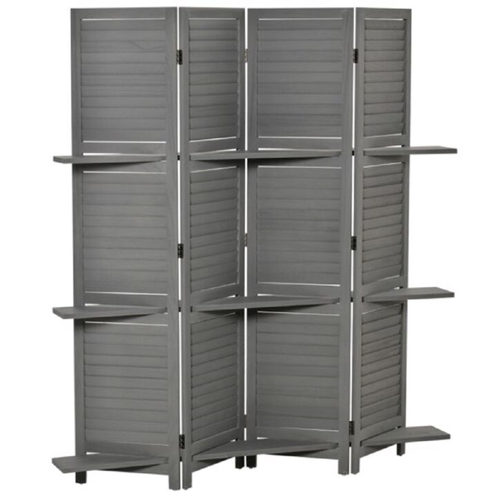 Freestanding Privacy Screen Stylish Room & Patio Divider