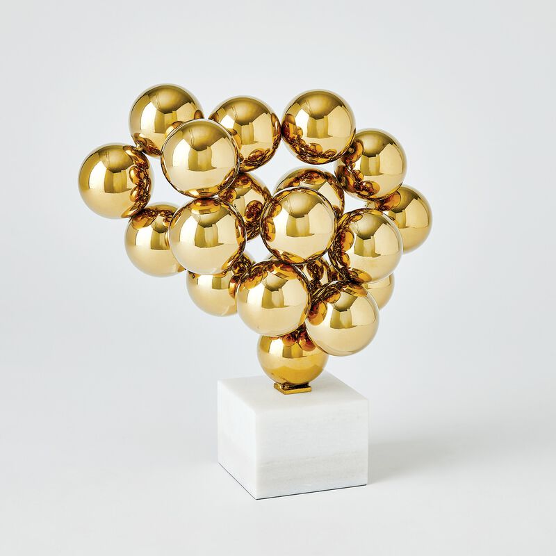 Sphere Brass Sculpture