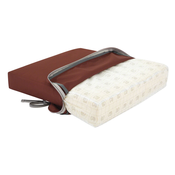 Classic Accessories Ravenna Back Cushion, 21"W x 20"H x 4"Thick, Spice