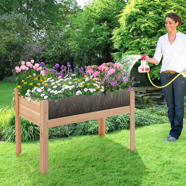 Wooden Raised Garden Bed