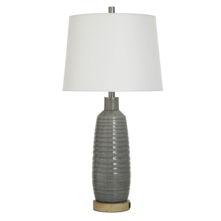 Gray Washed Lamp