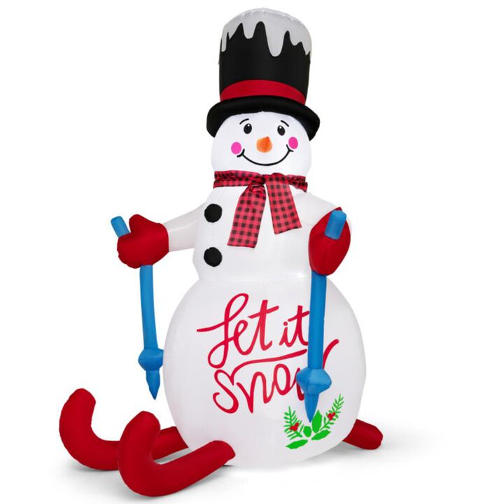 Hivvago Christmas Decoration with LED Lights and Built-in Sandbag
