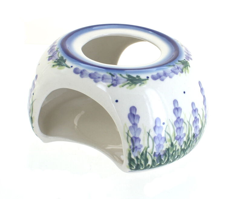 Blue Rose Polish Pottery Forget Me Not Teapot Warmer
