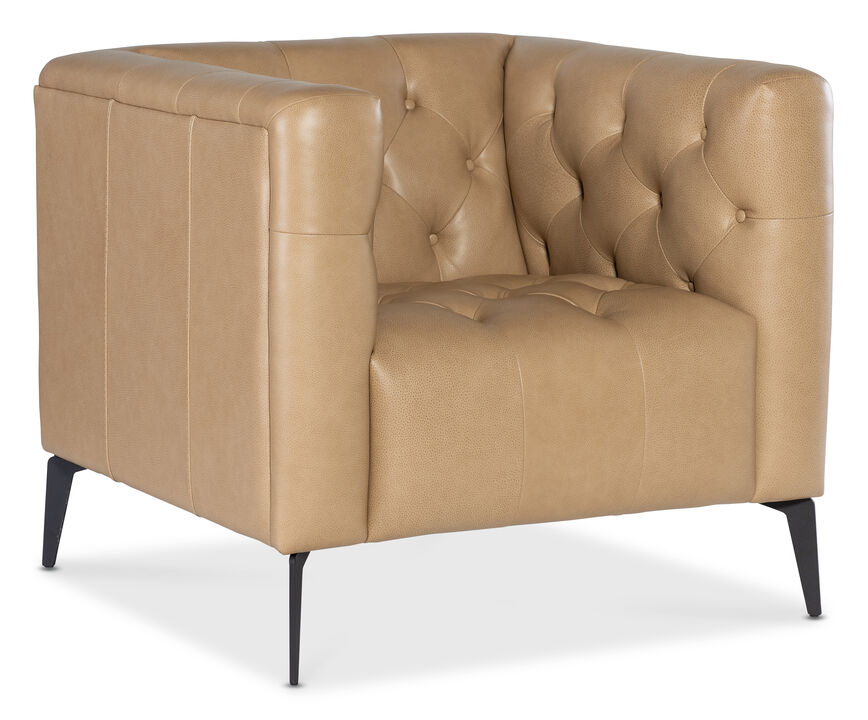Nicolla Stationary Leather Chair Nicolla Stationary Leather Chair