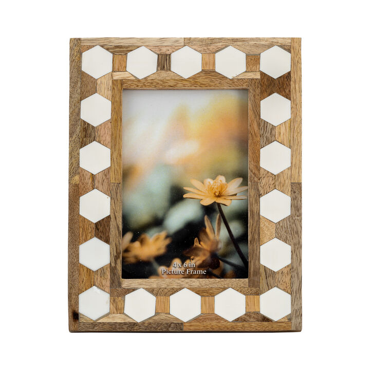 4"x6" Hexagon Photo Frame