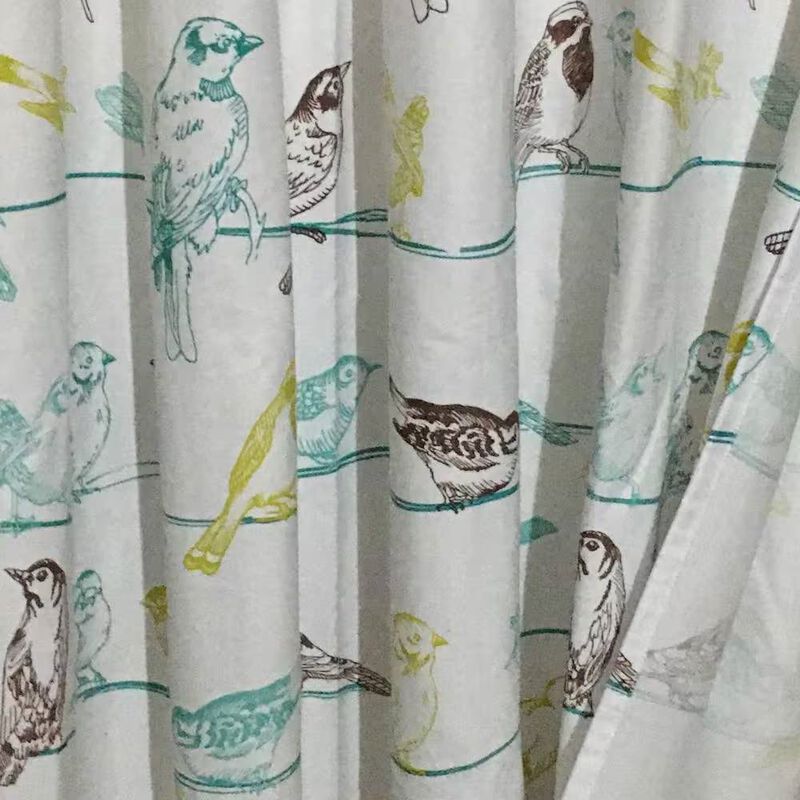 Premium Cotton Shower Curtain – Natural, Quick-Dry & Wrinkle-Resistant Fabric