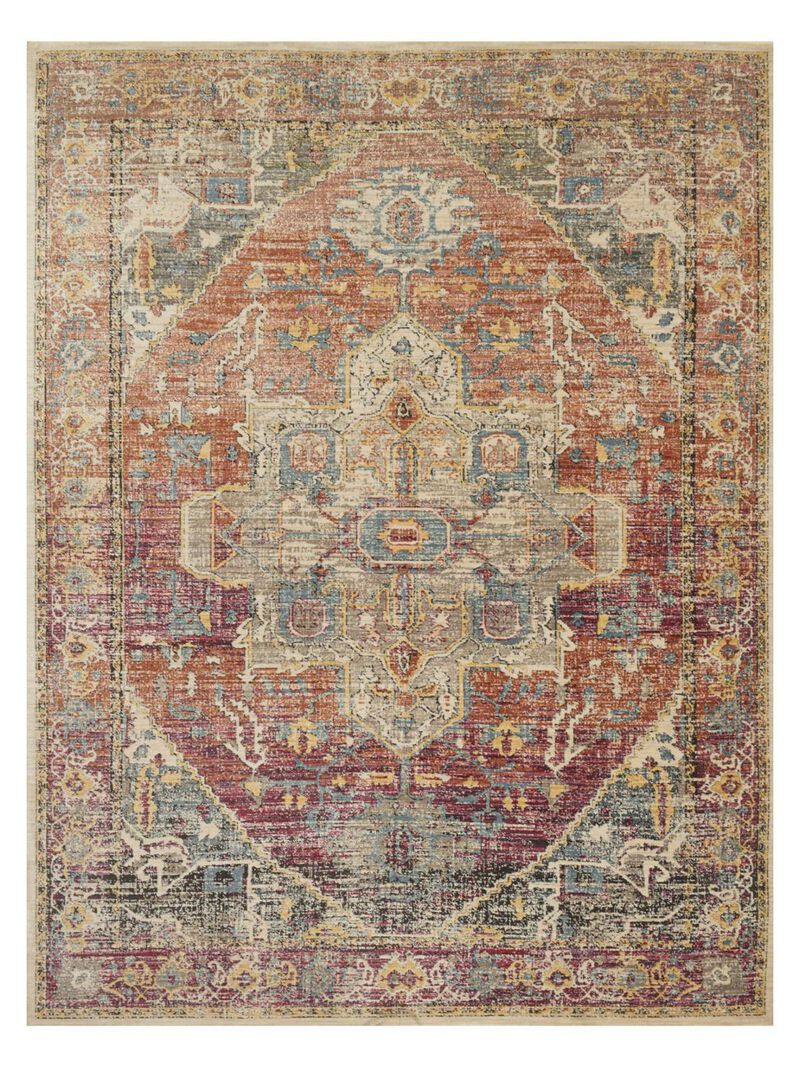 Javari JV08 Berry Sunrise 5'3" x 7'4" Rug