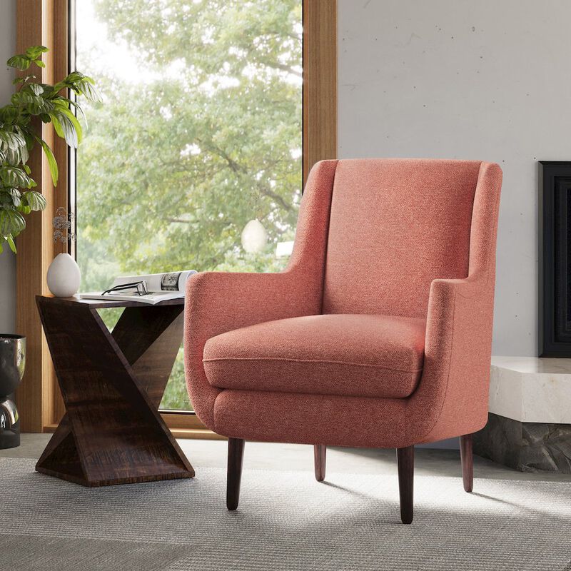 Jofran Theo Mid-Century Modern Contemporary Upholstered Accent Chair