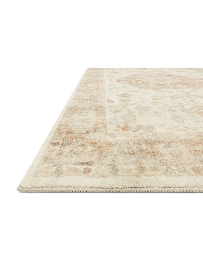 Rosette ROS03 Ivory/Terracotta 3'3" x 5'3" Rug