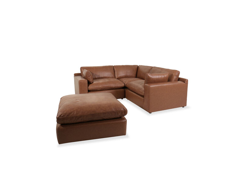 Emilia 3-Piece Sectional and Ottoman Set