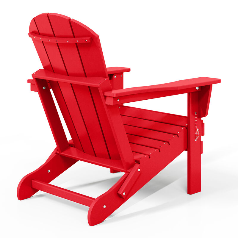 WestinTrends Westintrends 4-Piece set outdoor folding Poly Adirondack chair