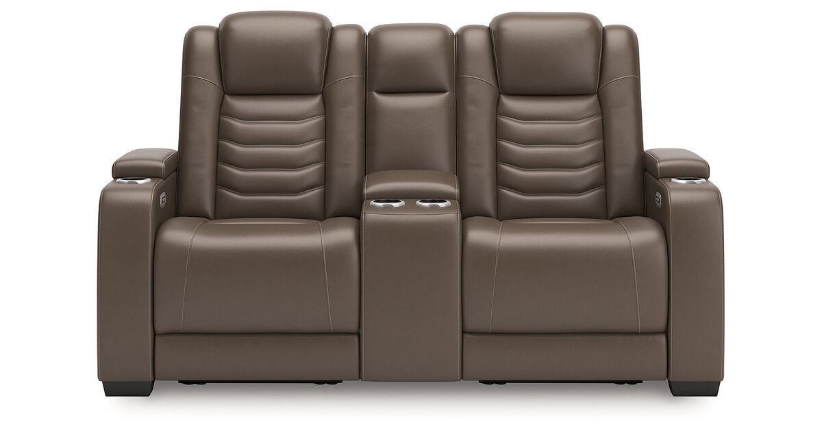 High Impact PWR Recline Loveseat W/Console