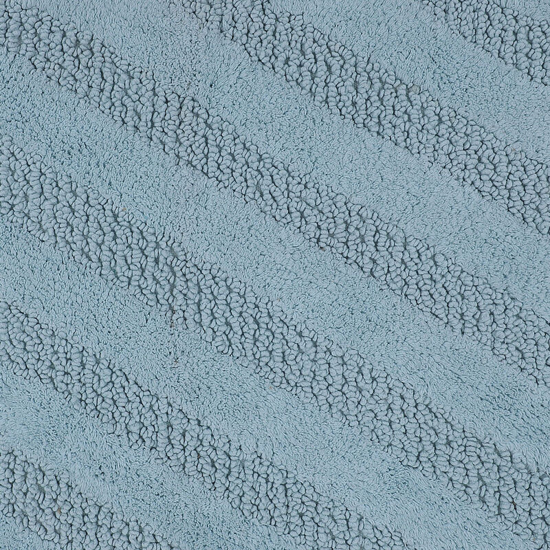 Unique Stripe Honeycomb Sculptured Bath Rug Is Made Soft Plush Cotton Is Super Soft The Touch