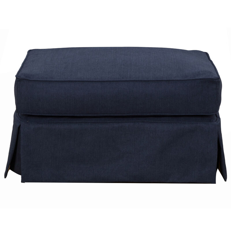 Americana Upholstered Pillow Top Ottoman