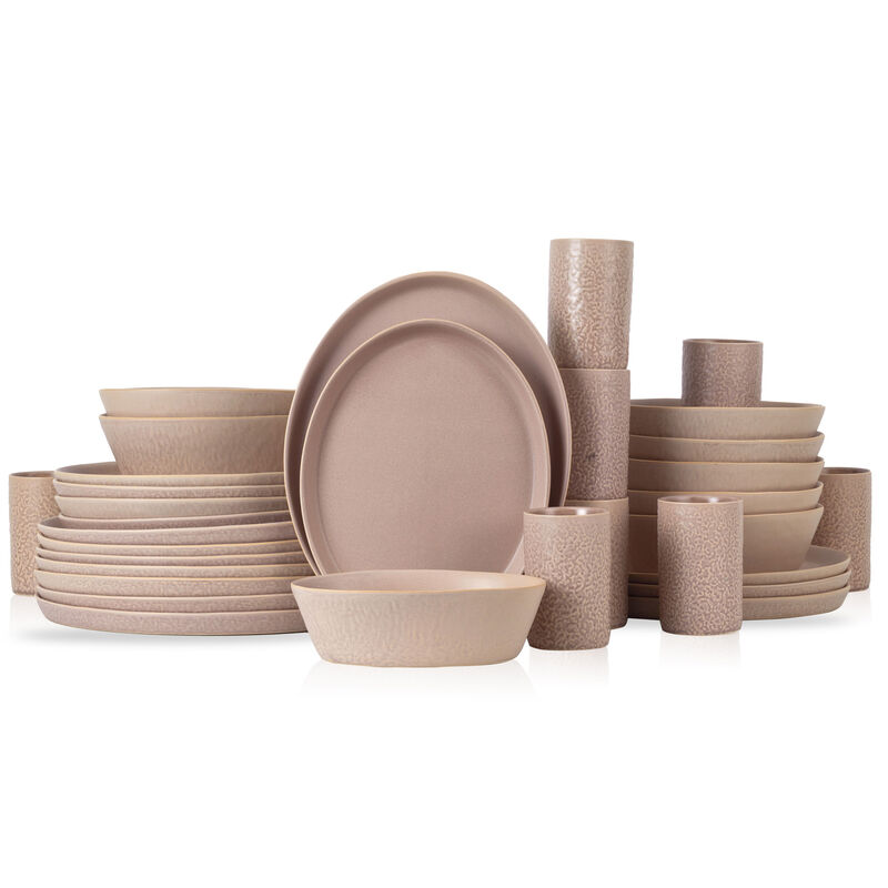 Stone by Mercer Project Katachi Stoneware 32 Piece Dinnerware Set