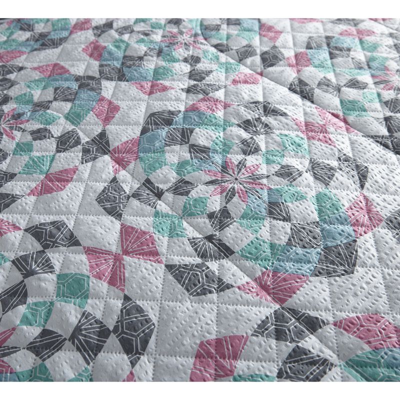Seersucker 6-in-1 Quilt Set Americana Stripe