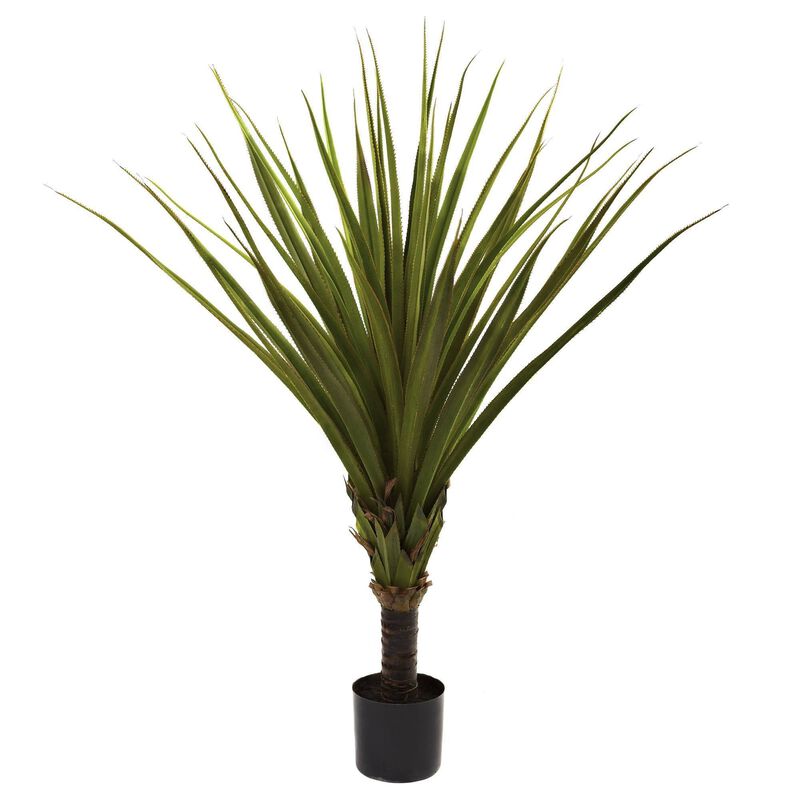 Nearly Natural 5-ft Spiked Agave Tree w/33 Lvs