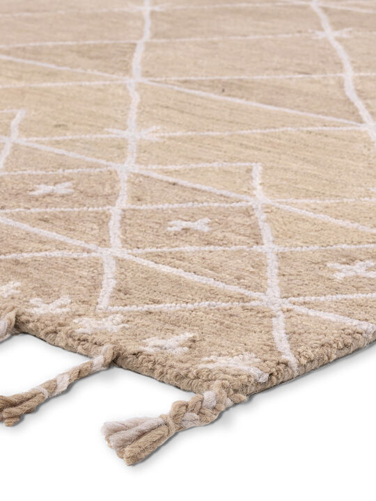 Vera By Nikki Chu Rhea Tan/Taupe 5' x 8' Rug