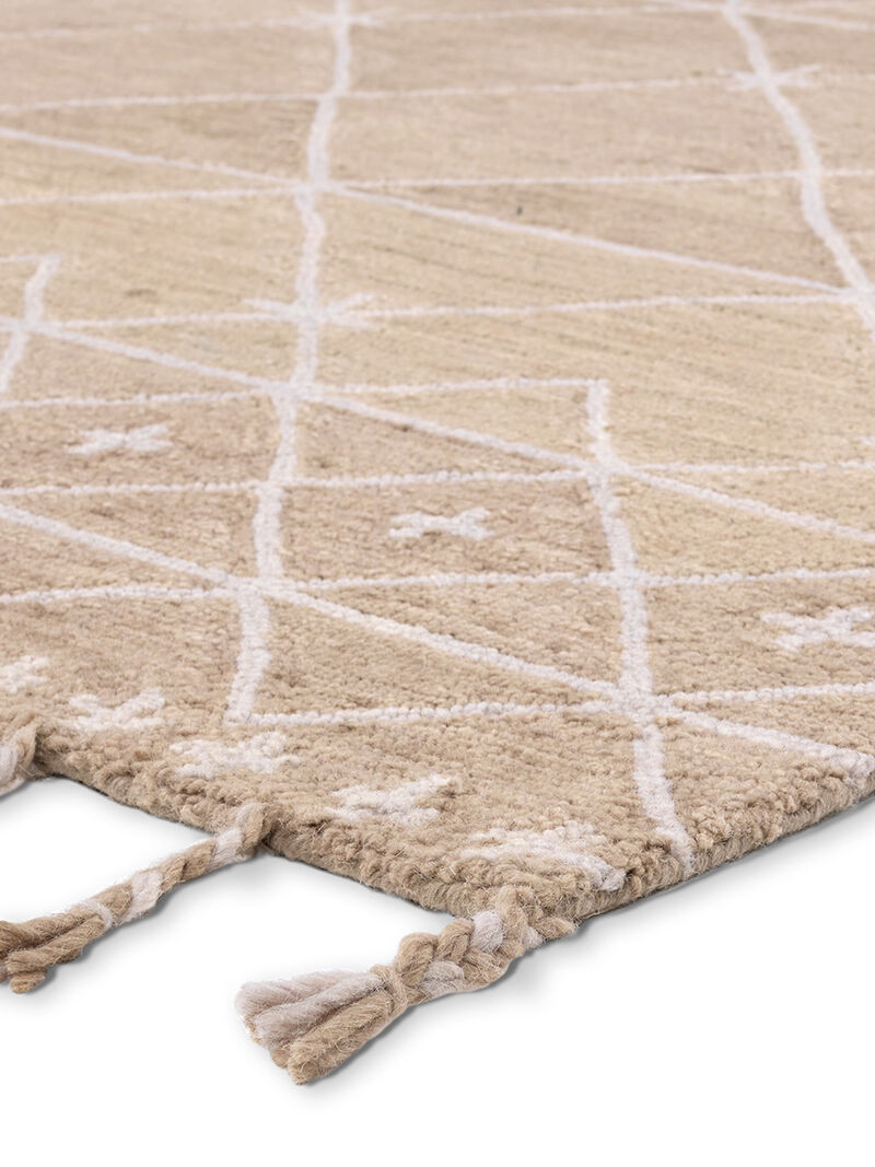 Vera By Nikki Chu Rhea Tan/Taupe 5' x 8' Rug