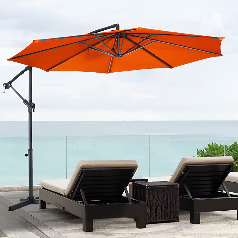 10 Feet Patio Outdoor Sunshade Hanging Umbrella