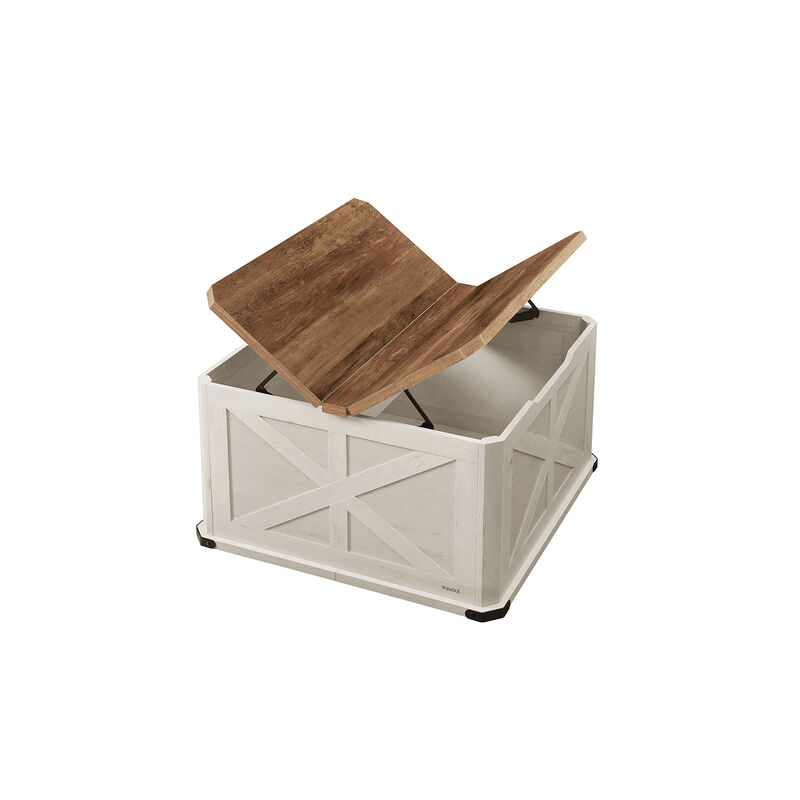 Farmhouse Coffee Table with Storage