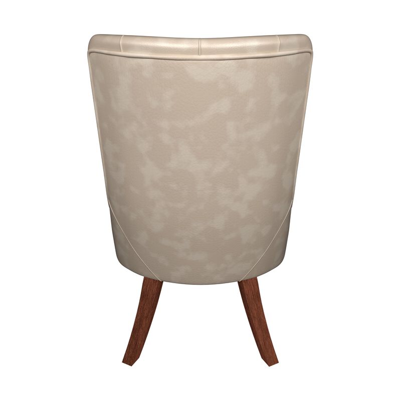 Leisuremod Spruce Collection Modern Wooden Dining Chair in Charcoal Grey