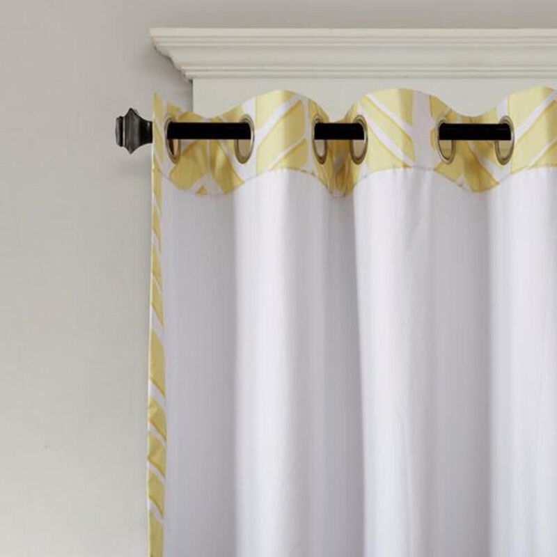 Belen Kox Color Block Blackout Window Panel, Belen Kox