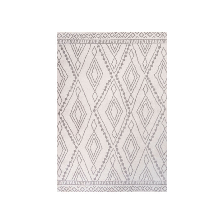 Rih Moroccan Style Diamond Area Rug