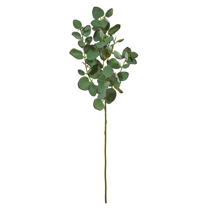 Hivvago 34" Eucalyptus Artificial Branch (Set of 6)