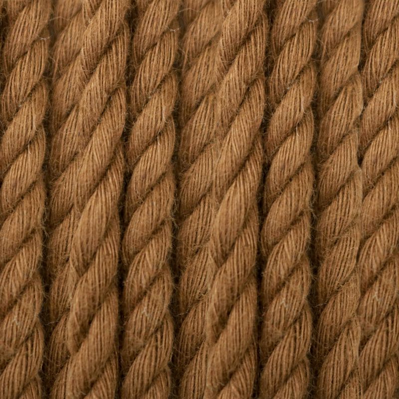 Sunnydaze Large Polyester Rope Hammock with Spreader Bar and Pillow - Brown