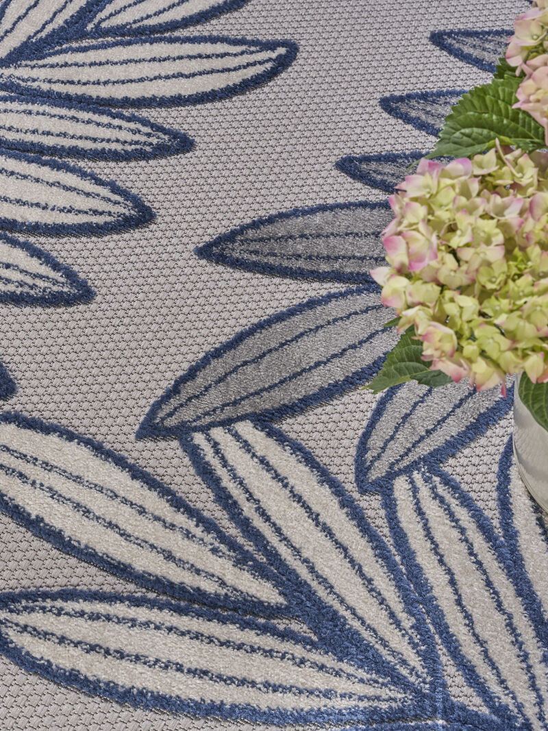 Aloha ALH18 Ivory/Navy 9' x 12' Rug