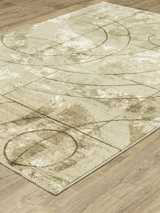 Reed 3'3" x 5' Beige Rug