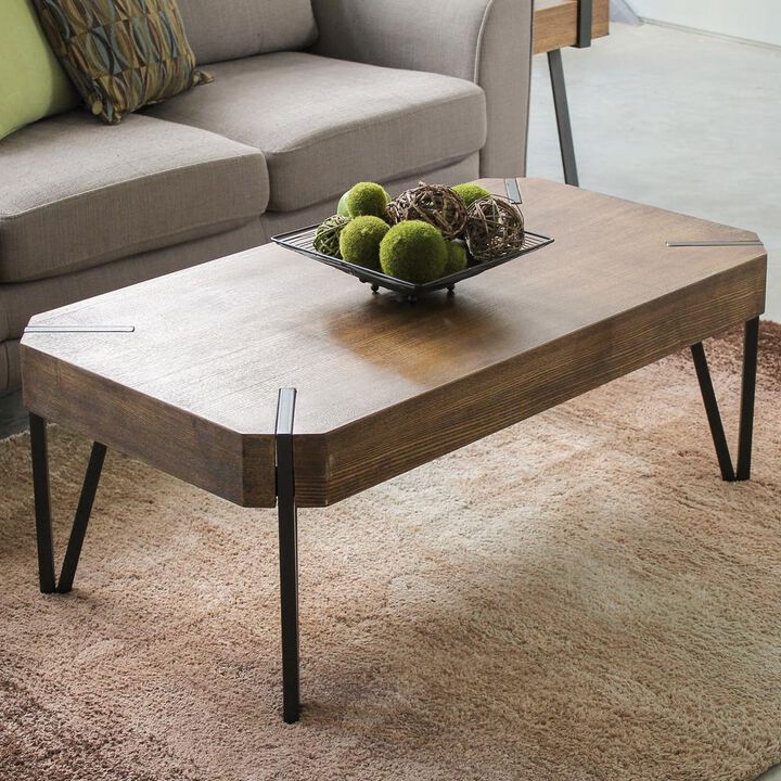International Caravan Wood Coffee Table