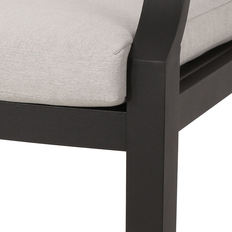 Merax 2 Pcs Outdoor Dining Chairs with Cushion