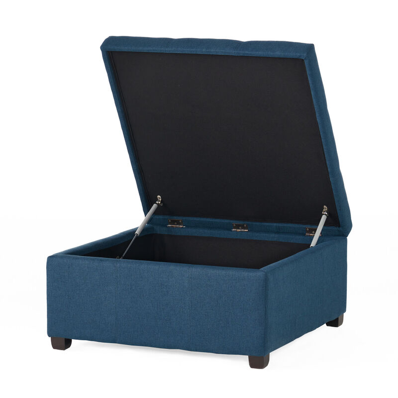 Merax Fabric  Square Storage Ottoman
