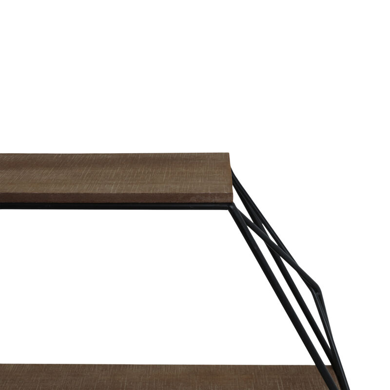 3 Tier Hex Wall Shelf