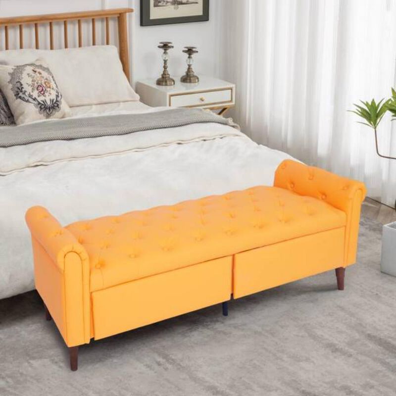 Multifunctional Storage Sofa Space-Saving Upholstered Couch with Hidden Compartment