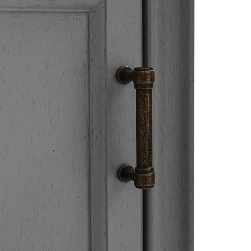 Crosley Furniture Tara Linen Cabinet Gray